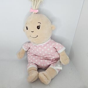 Warmies Lavender Scented Baby Girl Microwavable Heatable 14” Plush Doll Used. 